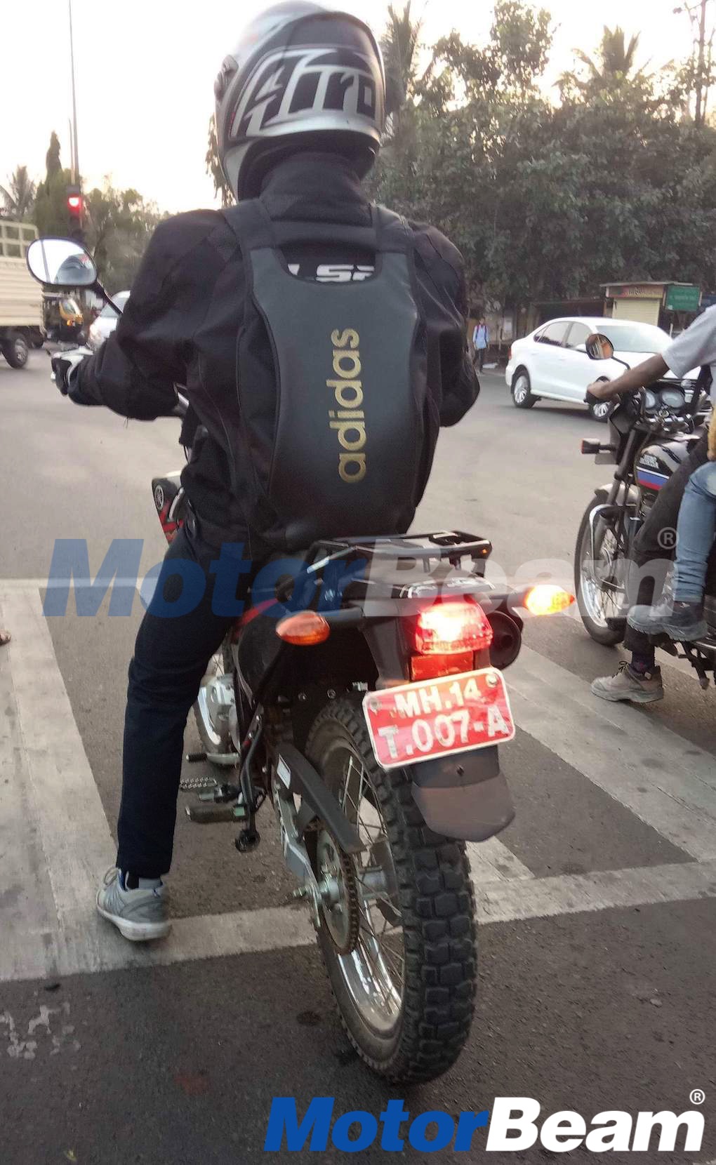 Yamaha XTZ 125 Spied
