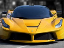 Yellow Ferrari LaFerrari