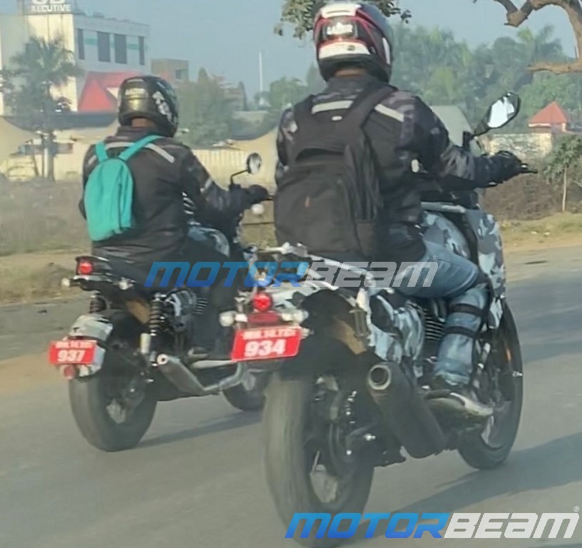 Yezdi Scrambler And Adventure Spotted