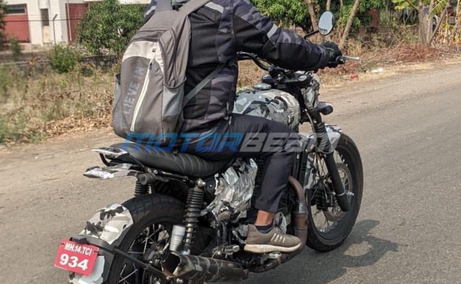 Yezdi Scrambler Spotted