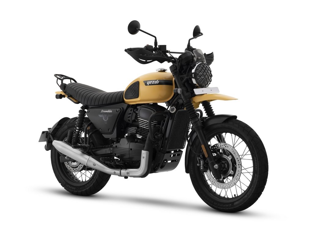 Yezdi Scrambler Yellow