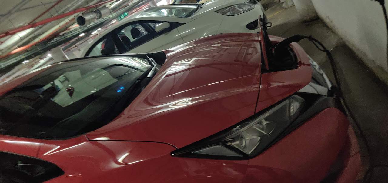Nissan Leaf charging